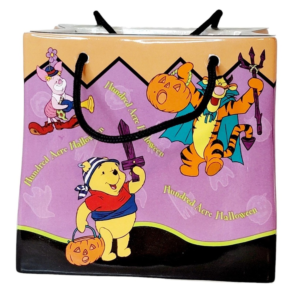 Disney Winnie the Pooh Hundred Acre Halloween Ceramic Keepsake Box
